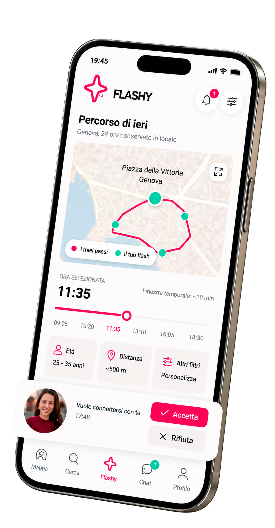 Anteprima dell'app Flashy